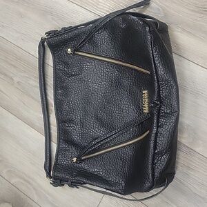 Reaction Kenneth Cole Black Faux Leather Bag